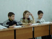 Урок в первом классе